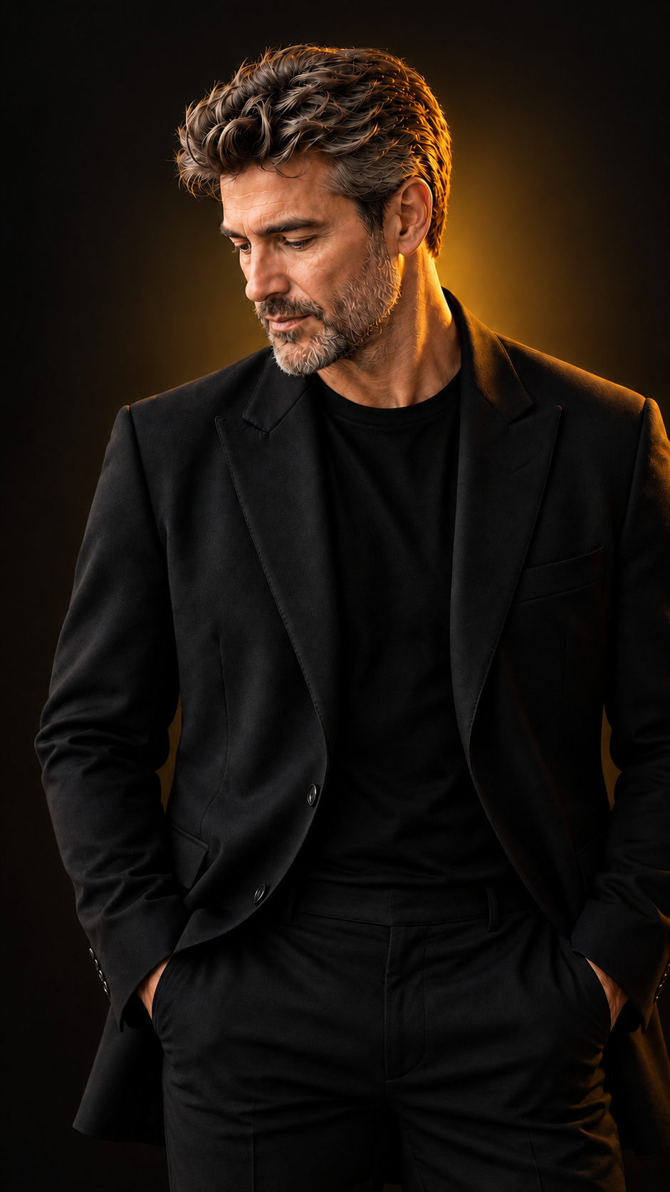 FAQ hero portrait of man with premium hair